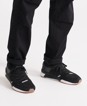 Superdry Surplus Runner Trainer Férfi Tornacipő Fekete | RDIYT8915